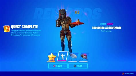 Crowning Victory Emote - Fortnite Chapter 3 Season 1 - YouTube