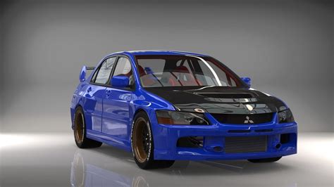 lancer evo 9 3D model | CGTrader