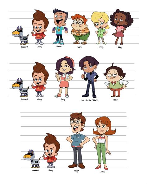 Jimmy Neutron Lineups by kianamai on DeviantArt | Cartoon character ...