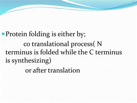 Protein Folding Mechanism