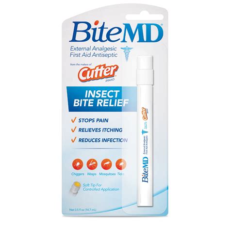 Cutter Bite MD Insect Bite Relief Stick, 0.5-Fluid Ounces - Walmart.com