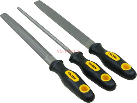 3pcs T12 Carbon Steel Rasp File Set Grinder Half Round Flat Metal Work | eBay