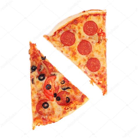 Two slices of pizza — Stock Photo © lanych #73546431