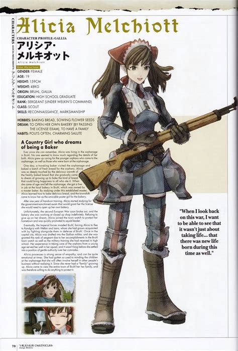 Videogame Art - Valkyria Chronicles - Alicia Concept Art | Valkyria ...