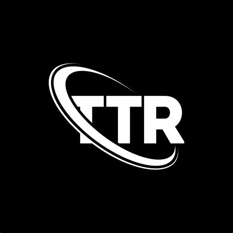 TTR logo. TTR letter. TTR letter logo design. Initials TTR logo linked with circle and uppercase ...