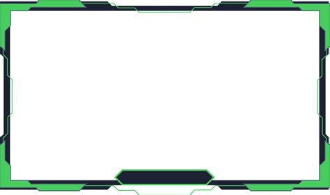 Green screen overlay image on a transparent background. Live gaming ...