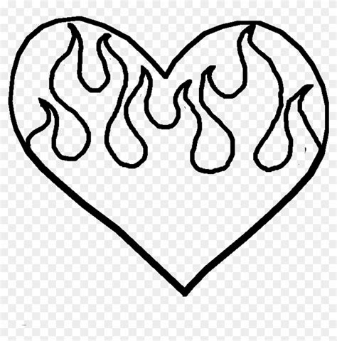 Drawn Flame Flame Heart - Drawn Flame Flame Heart - Free Transparent PNG Clipart Images Download