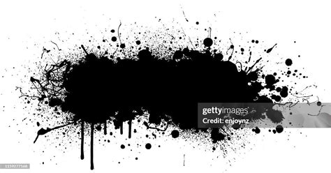 Black Paint Splash Background High-Res Vector Graphic - Getty Images