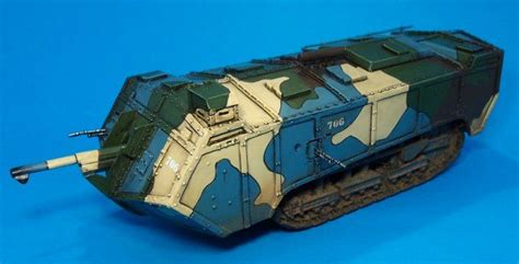 Saint-Chamond Tank, Late Version | Tank riders, Model tanks, Tank