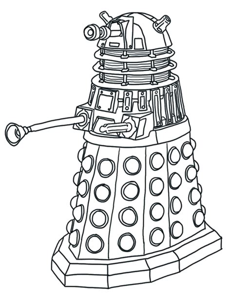 Dalek Lineart by FrozenMorningstar on DeviantArt