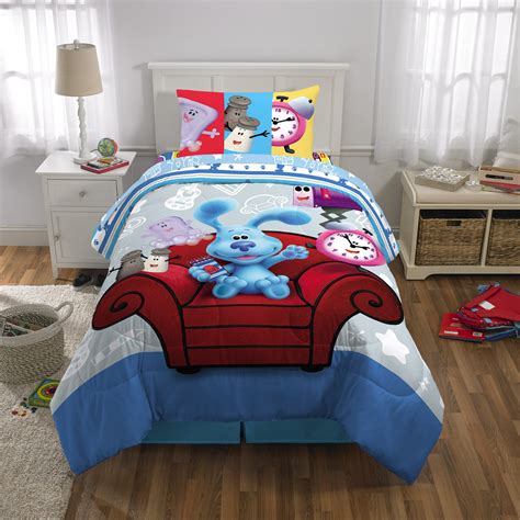 Blue's Clues & You Kids Microfiber Bed-in-a-Bag Bedding Bundle Set ...