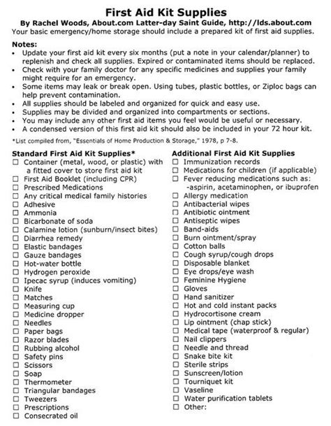 Free Printable Prepper Checklist - Printable Word Searches