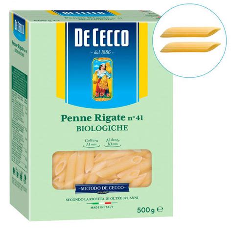 Organic Penne Rigate De Cecco - De Cecco