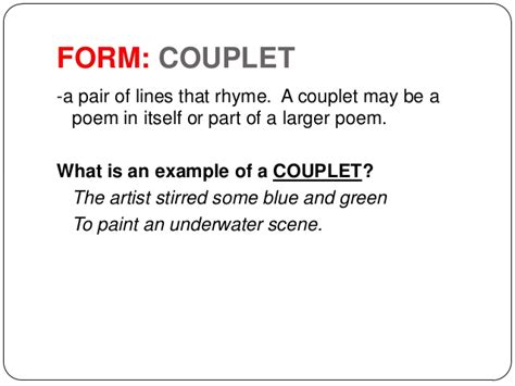 Couplet Definition For Kids | Kids Matttroy