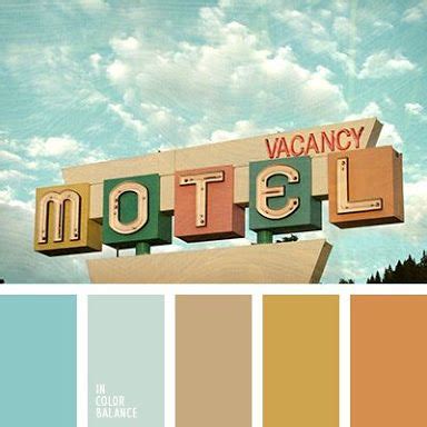 Resultado de imagem para 1960 color schemes | Vintage colour palette ...