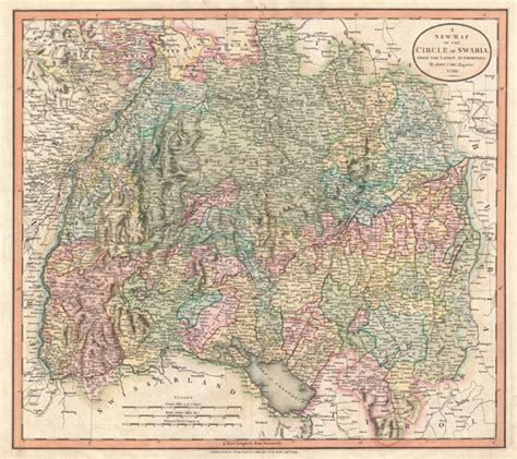 A New Map of the Circle of Swabia, from the Latest Authorities ...