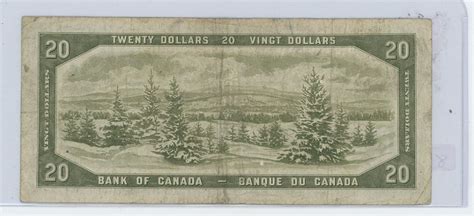 1954 CANADIAN 20 DOLLAR BILL - Schmalz Auctions