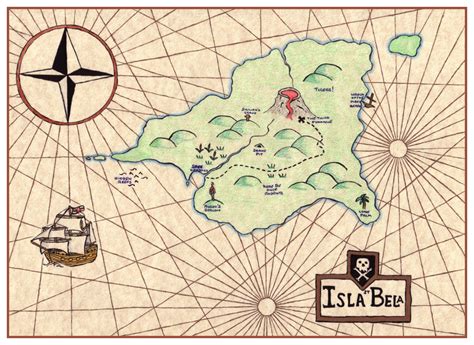 The Legendary Treasure Map by Bogbrush on DeviantArt