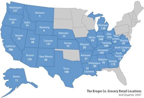 Kroger Grocery Store Locations Map