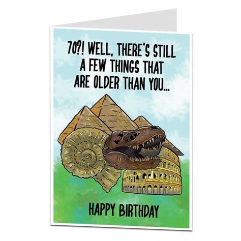 70th Birthday Cards | Funny Silly Rude | LimaLima.co.uk