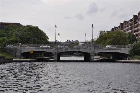 Bridge Over Charles River from Cambridge in Massachusettes State of USA Stock Photo - Image of ...