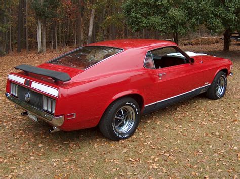 Red 1970 Mach 1 Ford Mustang Fastback - MustangAttitude.com Photo Detail