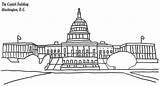 Usa Printables Capitol Building Dome Coloring Page Sketch sketch template