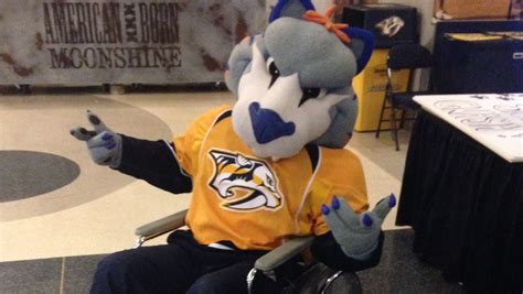 Predators' mascot on injured reserve list