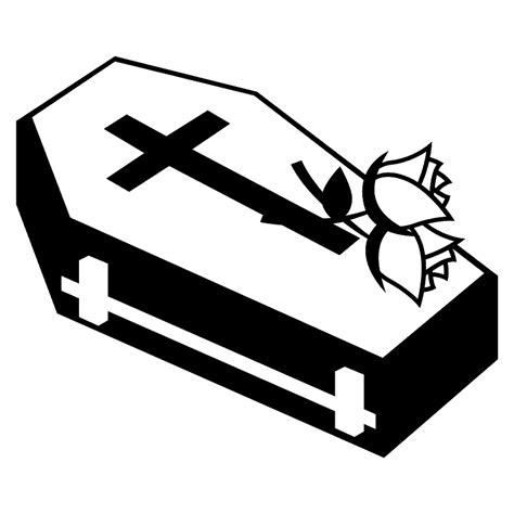 Coffin emoji clipart. Free download transparent .PNG | Creazilla