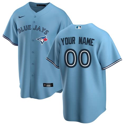 Men's Toronto Blue Jays Nike Powder Blue Alternate - Custom Replica Jersey