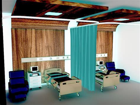 3D model hospital ward 3 - TurboSquid 1540193