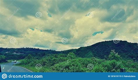 Drive from Shillong To Cherrapunji. Stock Image - Image of ...