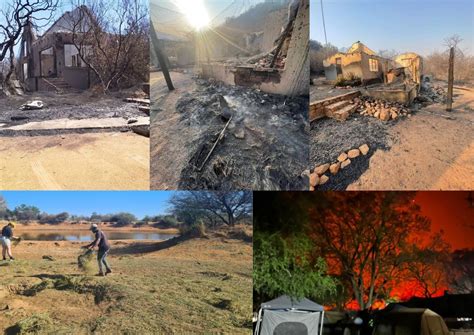 Here are the damages in the aftermath of Mabalingwe Nature Reserve FIRES