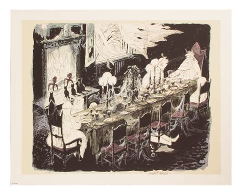 Marc Davis Haunted Mansion Concept Art Set. - Van Eaton Galleries