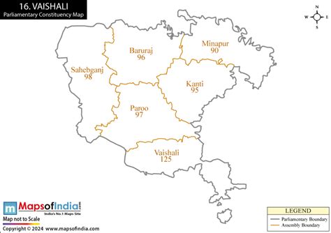 Vaishali Parliamentary Constituency Map, Election Results and Winning MP