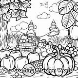 Harvest Coloring Pages  Free & Printable sketch template
