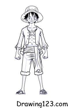 Luffy Drawing Idea 10