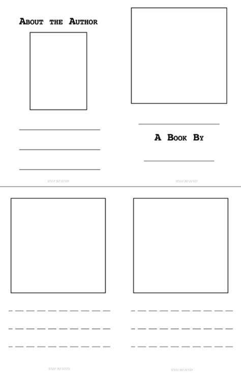 Free Printable Story Book Templates