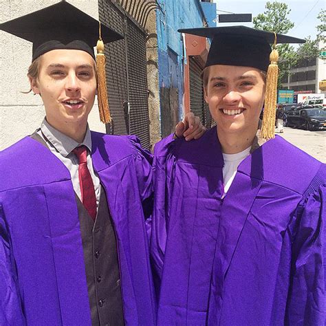 Dylan Sprouse, Cole Sprouse Pull Twin Trick at College Graduation ...