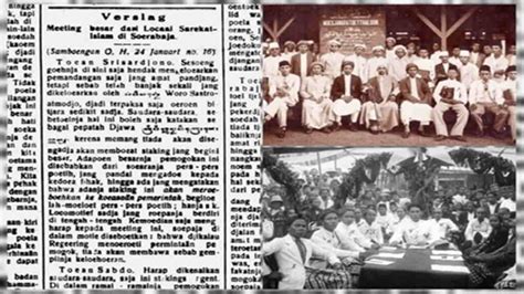 Sejarah Sarekat Islam Menentang Mogok 1922: Tak Perlu Takut pada ...