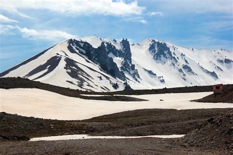 Mount Erciyes in Central Anatolia, Turkey Stock Photo - Image of ...