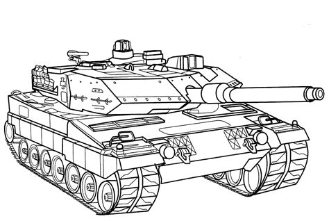 18+ Tank Coloring Pages | harrumg
