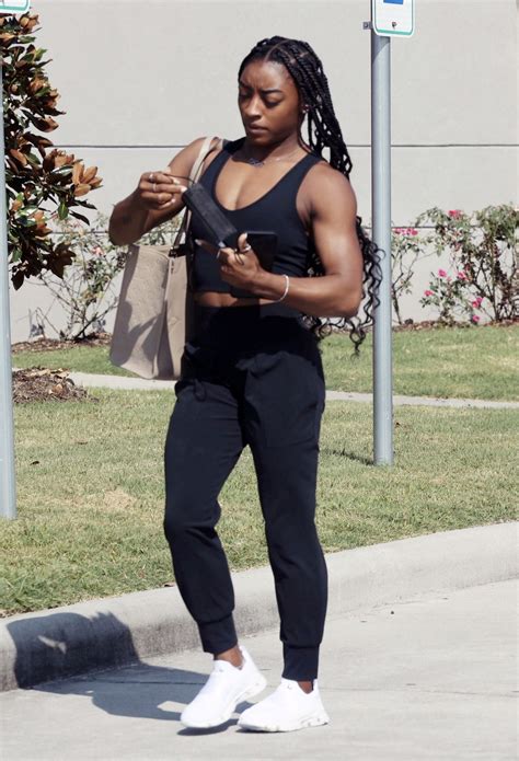 SIMONE BILES Out and About in Spring 08/07/2021 – HawtCelebs