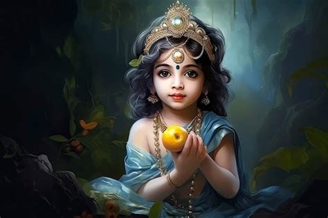 Premium AI Image | Janmashtami Background