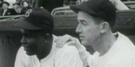 Here is some footage from Jackie Robinson's groundbreaking first game ...