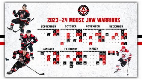 Warriors announce 2023-24 regular season schedule – Moose Jaw Warriors