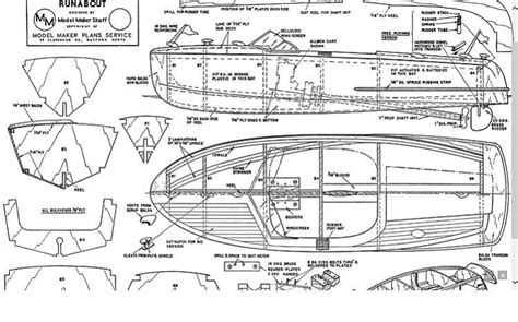 Runabout model boat plan Plans Free Download - AeroFred.com - Download and Share Free Model ...