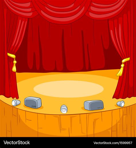 Theatre Stage Cartoon