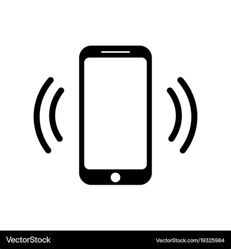 Ringing smartphone icon mobile phone call icon Vector Image