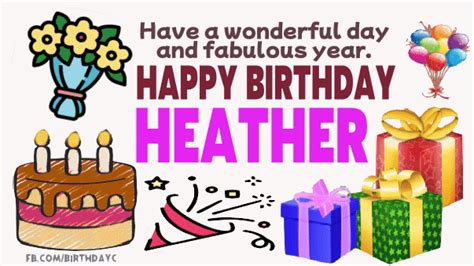 Happy Birthday HEATHER gif | Birthday Greeting | birthday.kim